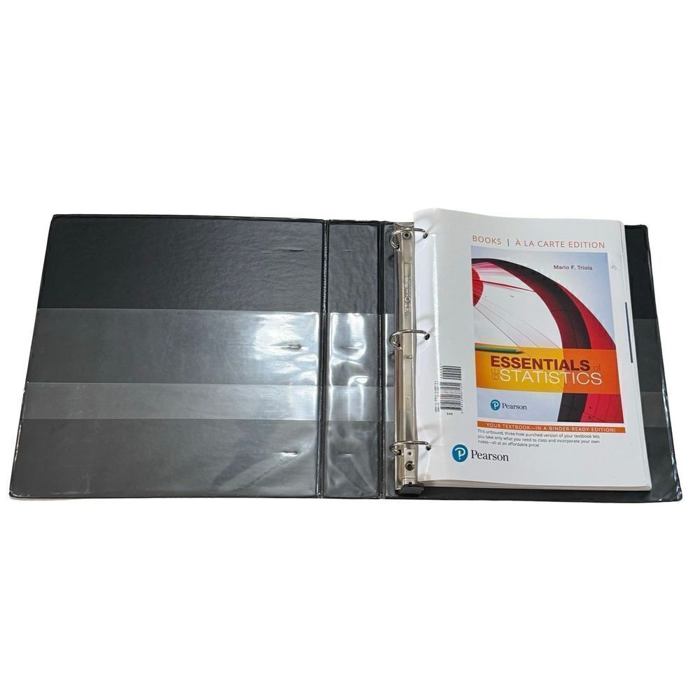 Essentials of Statistics Books a la Carte Edition Mario F. Triola - Loose Leaf